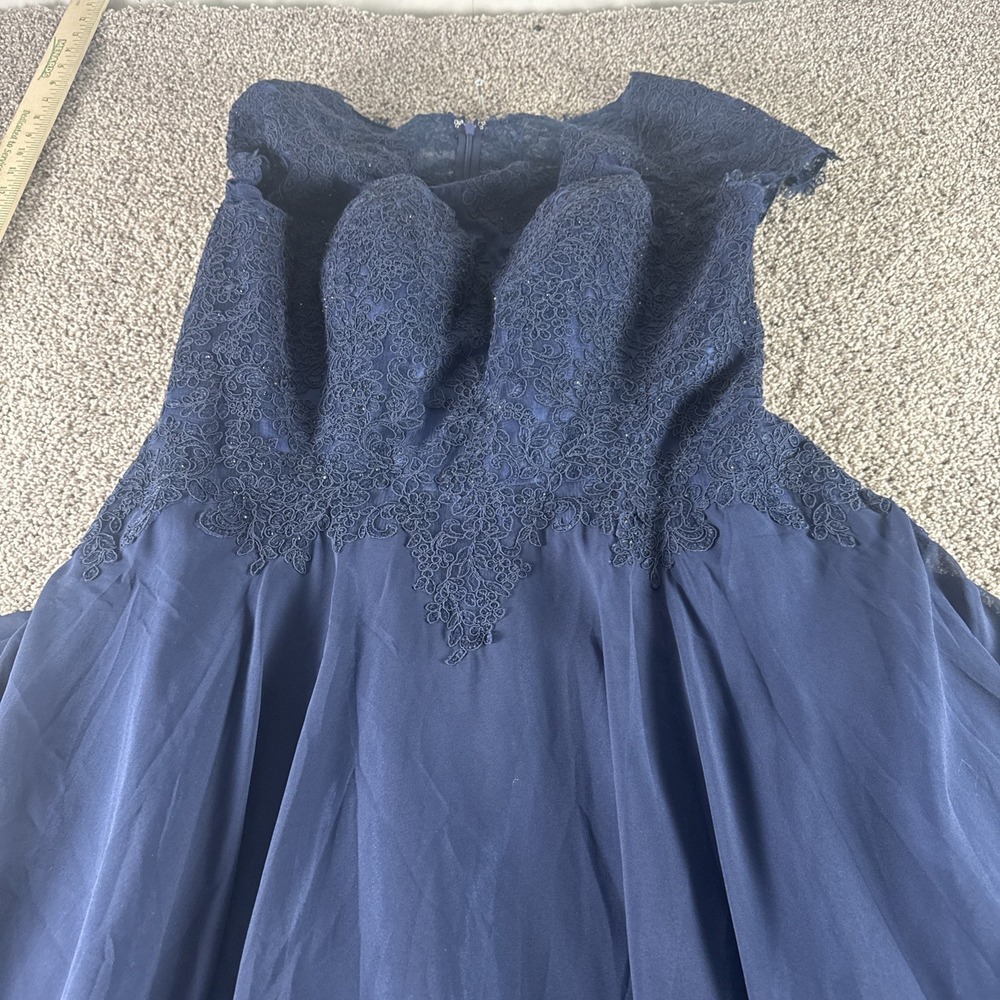 May Queen Dark Blue Evening Gown‎ Size 2XL